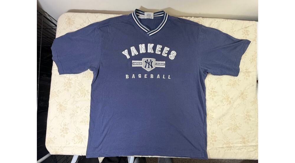 Vintage Lee Sport New York Yankees Shirt Mens XL V Neck MLB Baseball 90s